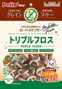 Triple Floss Gum Grain-Free Chicken Flavor 10 Sticks + 1 Stick