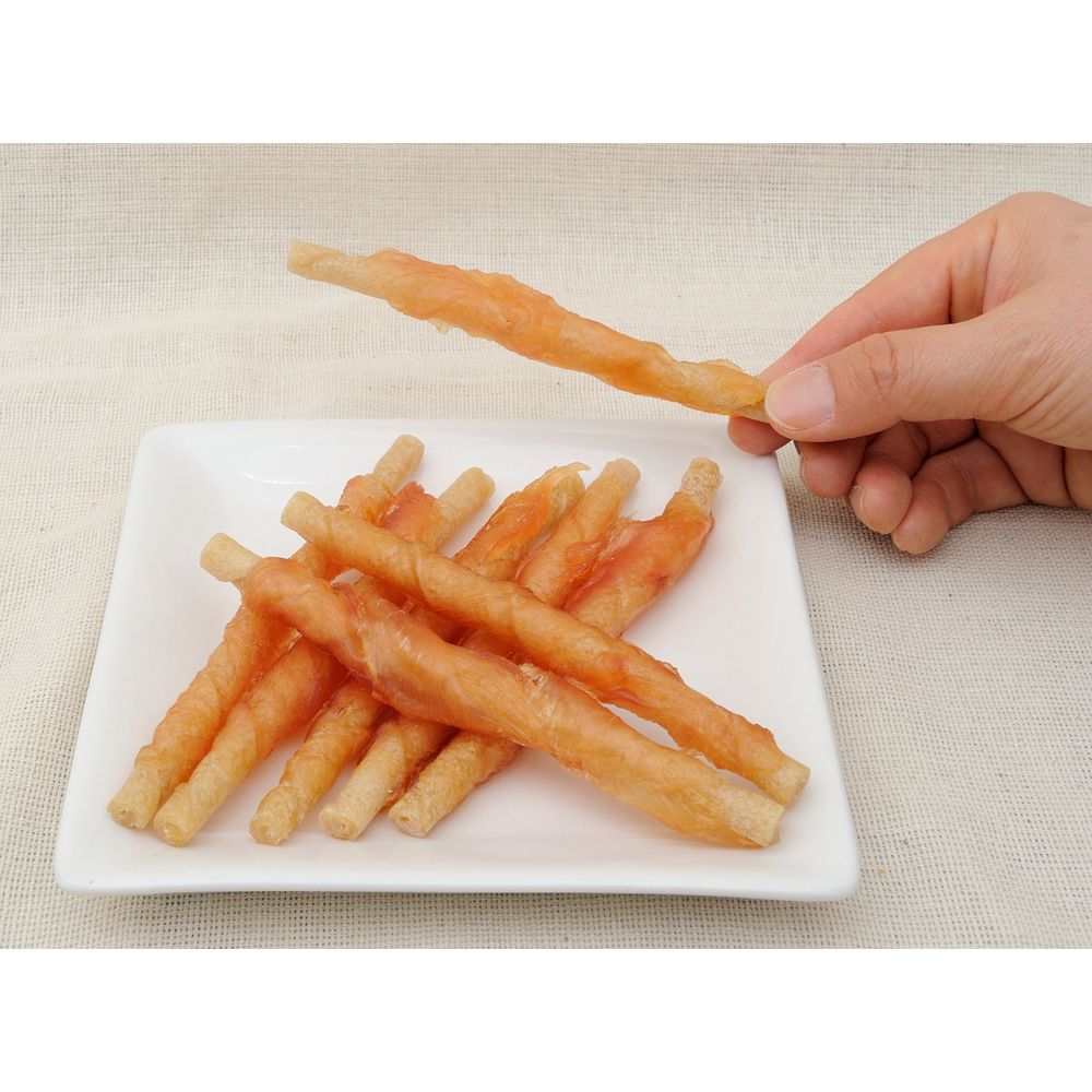 Petio Soft Chicken Wrapped Chewy Gum for Dogs 30 Pieces