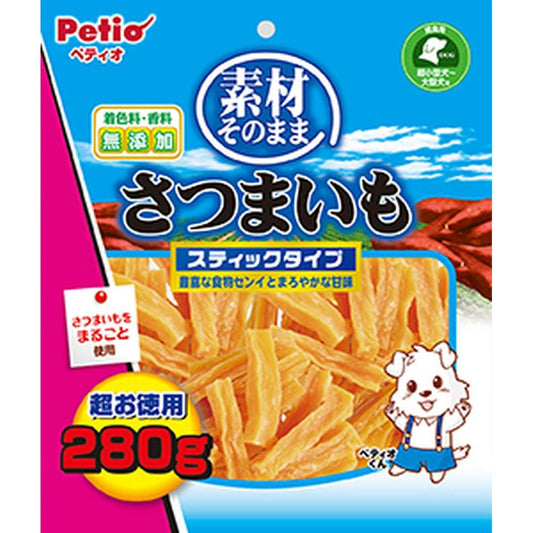 Petio Natural Sweet Potato Stick Type 280g