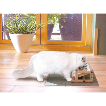 necoco Adjustable Wooden Cat Table