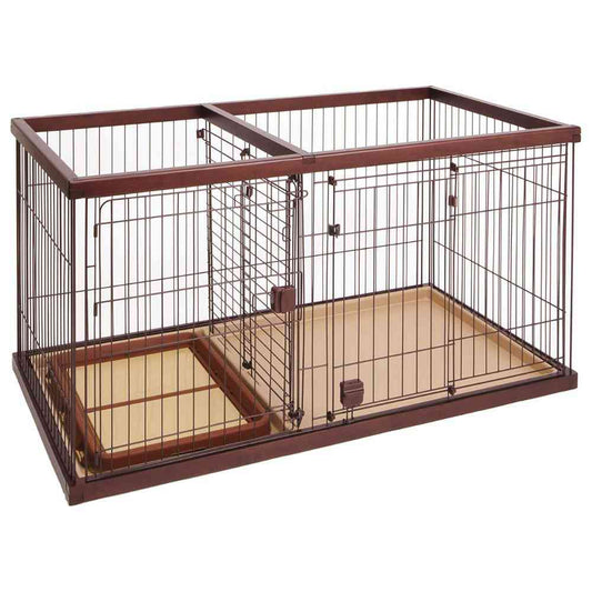 Dog Room Circle for Toilet Training Brown Wide