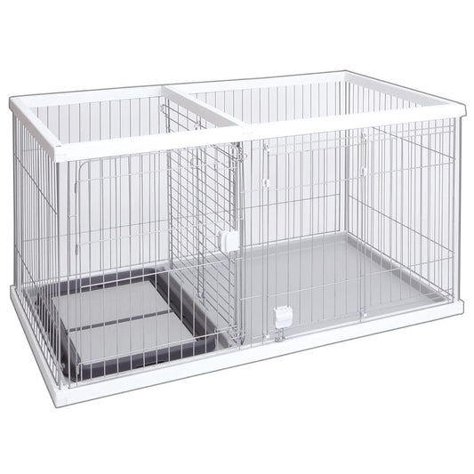 Dog Room Circle for Toilet Training White Wide