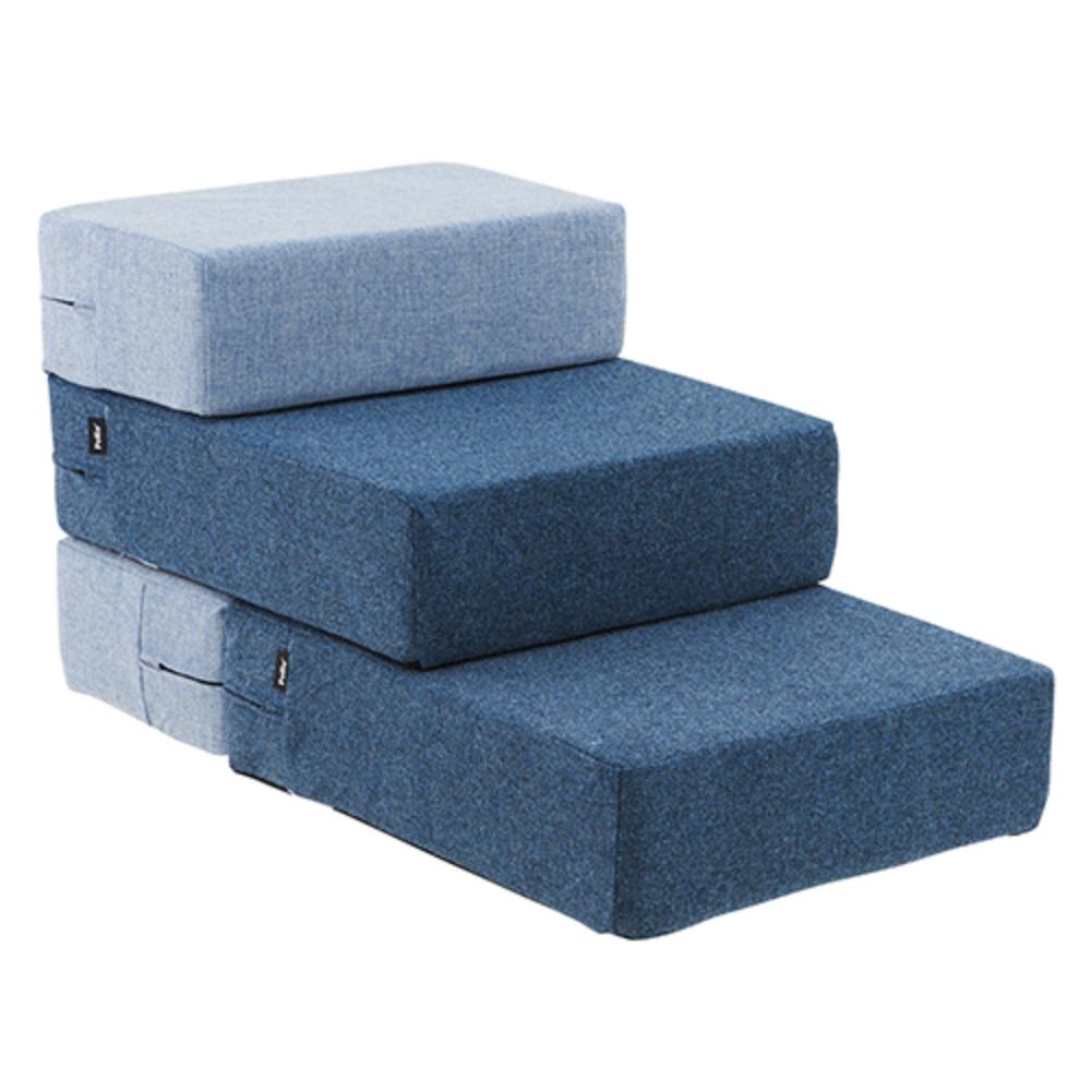 Fabric Cushion Step Ocean Blue
