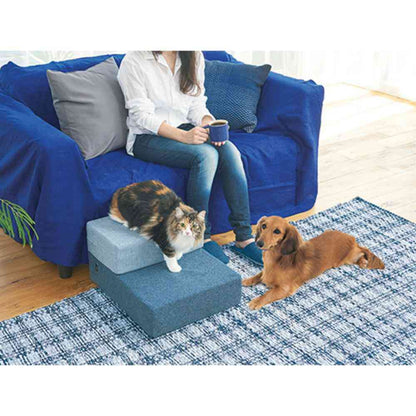 Fabric Cushion Step Ocean Blue