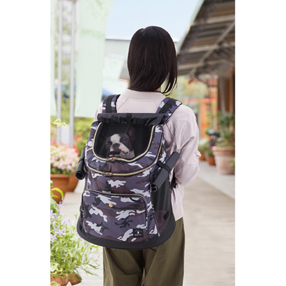 Porta Dog Backpack Carrier Camouflage