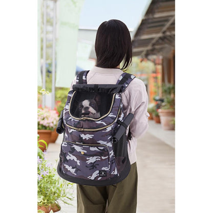 Porta Dog Backpack Carrier Camouflage