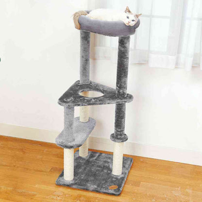 Neko Mado Villa Fort Cat Pole with Cozy Bed