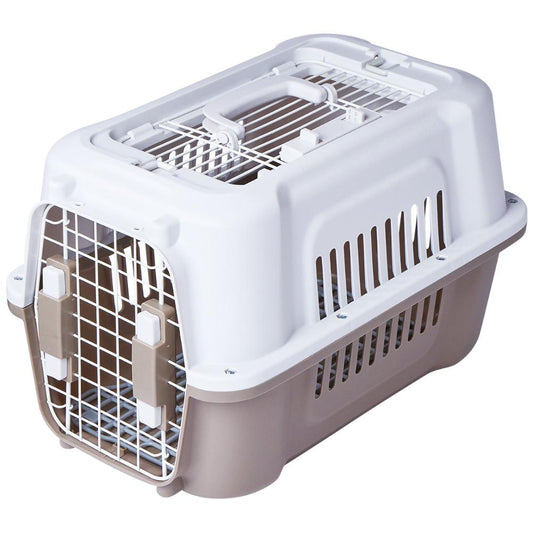 Pet Carrier 2-Door Tough House Carrier Ivory S