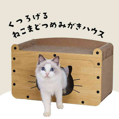 Cat Toy Relaxing Cat Window Scratching House