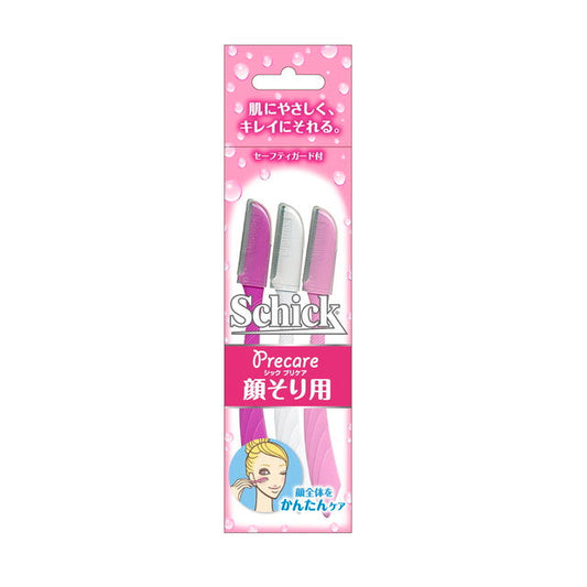 Schick Japan L Dispo Face & Eyebrow 3 Pieces