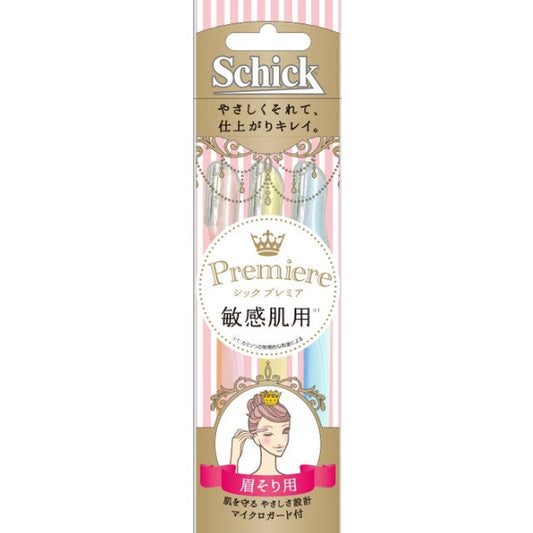 Schick Premium Sensitive Skin Eyebrow Razor L (3 Pieces)