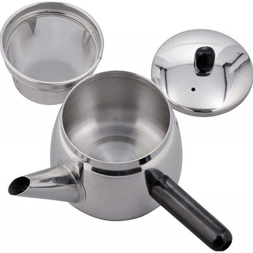 Wahei Freiz Strainer Teapot 0.7L Silver