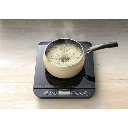 Wahei Freiz Colouge IH Compatible Single Handle Pot 20cm Beige