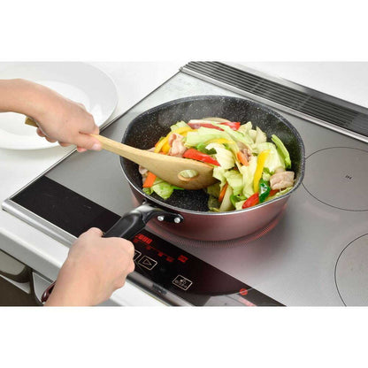 Wahei Freiz Mega Fukka IH Compatible Frying Pan 24cm Brown