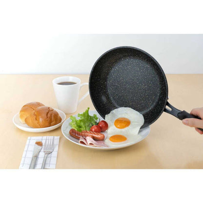 Wahei Freiz W Marble α Frying Pan 22cm Black
