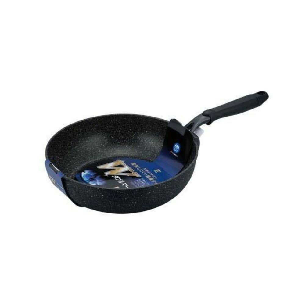 Wahei Freiz Double Marble α Stir Fry Pan 28cm Black