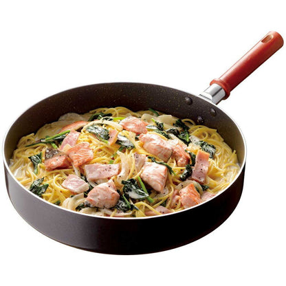 Wahei Freiz Cook Take IH Sauté Pan 28cm Black