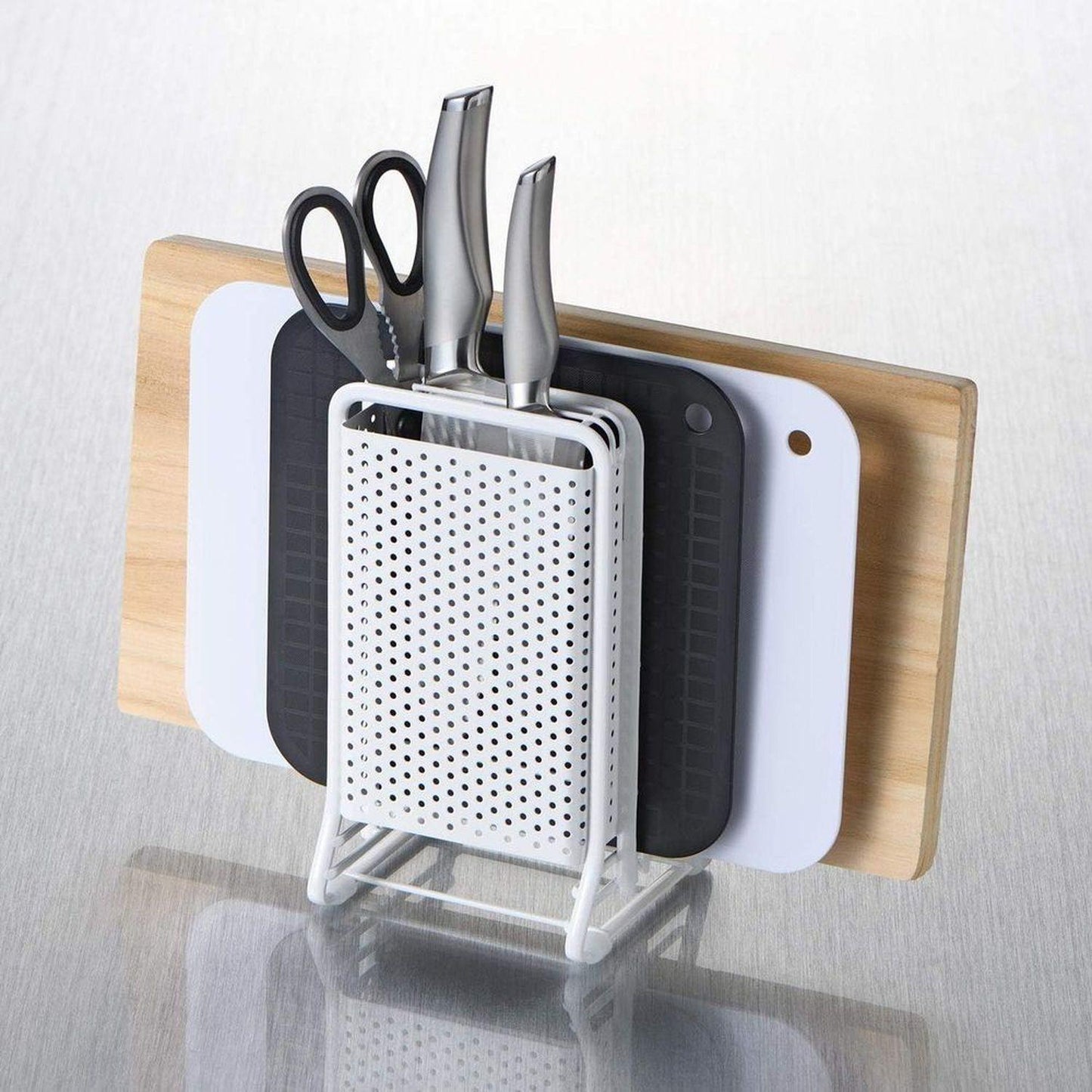 Wahei Freiz Flout Cutting Board and Knife Stand RG-0429