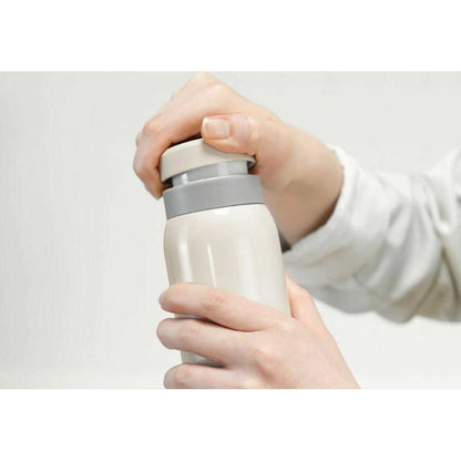 Wahei Freiz Moteco Screw Cap Mug Bottle 500ml White