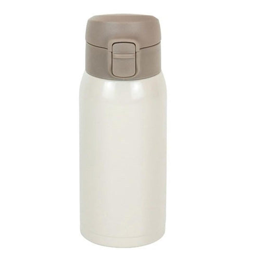 Wahei Freiz Moteco One-Touch Cap Mug Bottle 350ml White