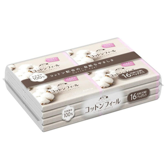 Daio Paper Elleair Cotton Feel Pocket 10W x 16 Pack