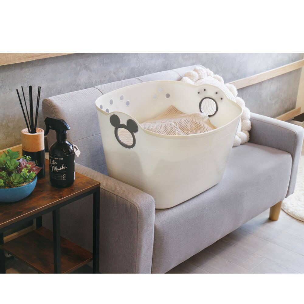 Nishikikasei Mickey Mouse Soft Bucket SQ43 White