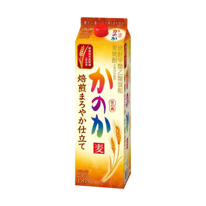 Asahi Kanoka Barley Shochu Roasted Mellow Style 25% Paper Pack 1800ml