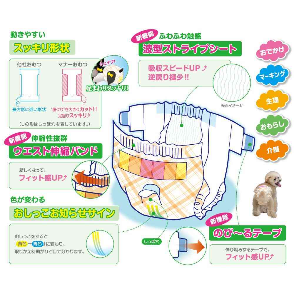 Boy & Girl Training Diapers Stretch Tape SS 64 Sheets