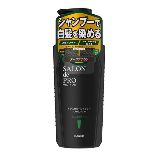 Dariya Salon de Pro Men's Color Shampoo Scalp Care <Dark Brown> 250ml