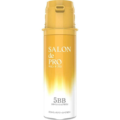 [Quasi-Drug] Salon de Pro Oil Rich Cream Hair Color (Gray Hair) 5BB Stylish Brown 1A 56g・2A 44g