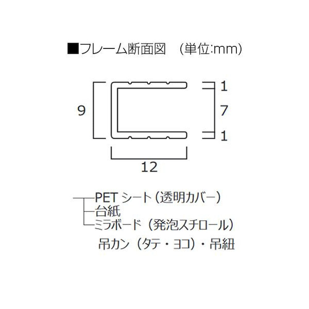 Poster Frame Ast B1 Black