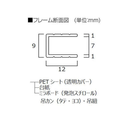 Poster Frame Ast B1 Black