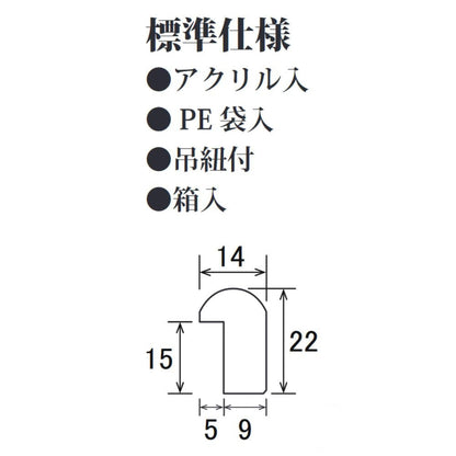Drawing Frame MM-02 AC Large Black
