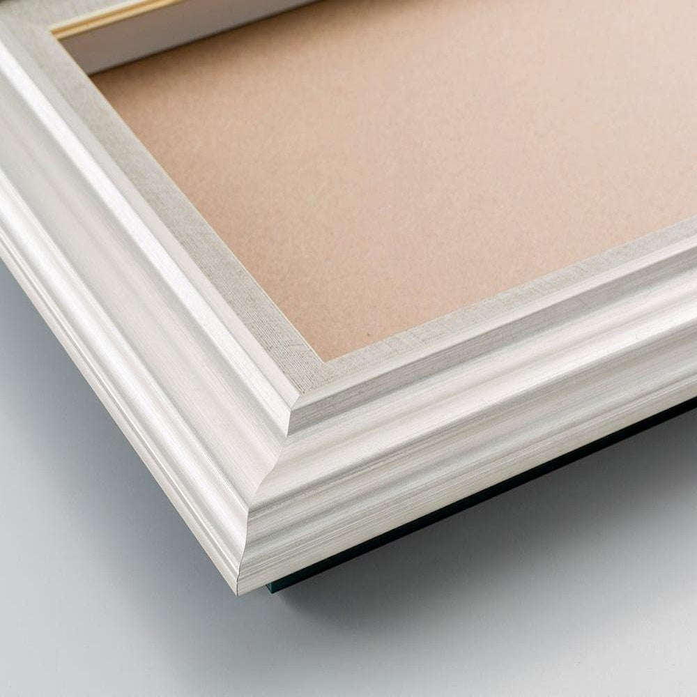 Oil Frame (Oil Painting Frame) BT-01 F10 Hairline Silver