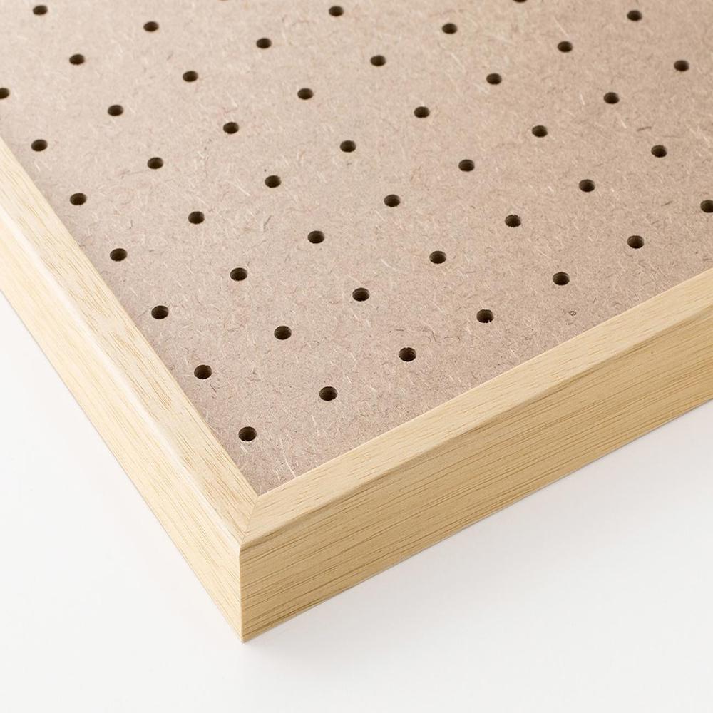 Perforated Board Panel 600 Square - Natural