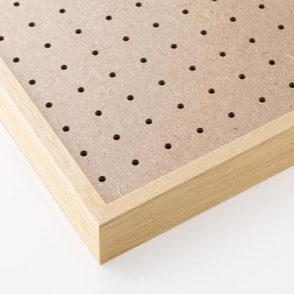 Perforated Board Panel 600 Square - Natural