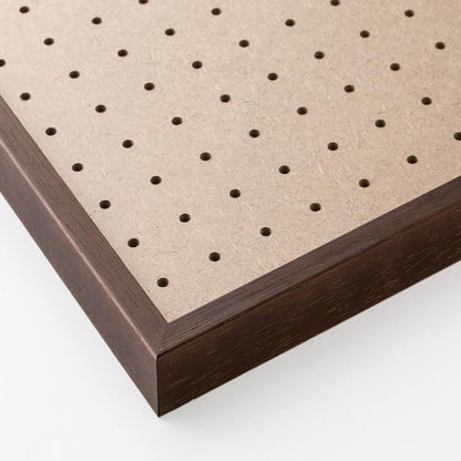 Perforated Board Panel 600 Square - Brown