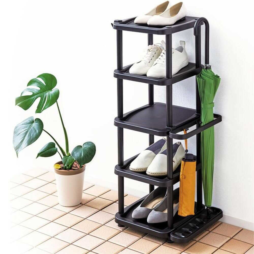 Tenma PRX Shoe Rack 5-Tier Black