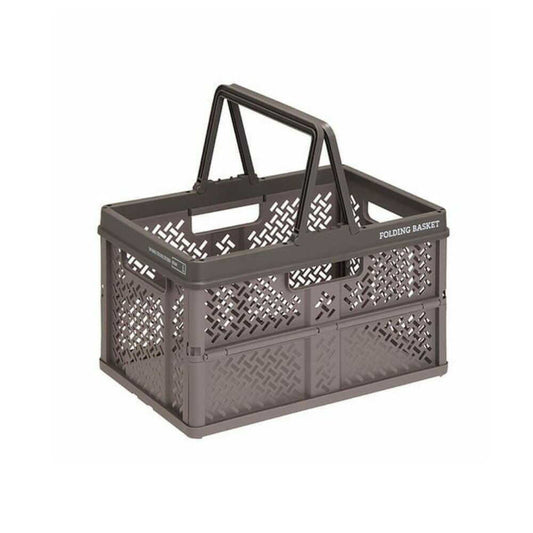 Tenma Folding Basket with Handle S Gray