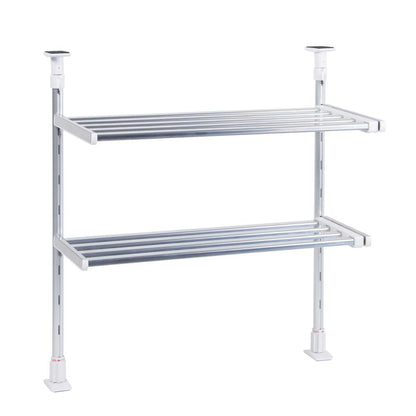 Takubo Industrial Expandable Tension Shelf 2-Tier