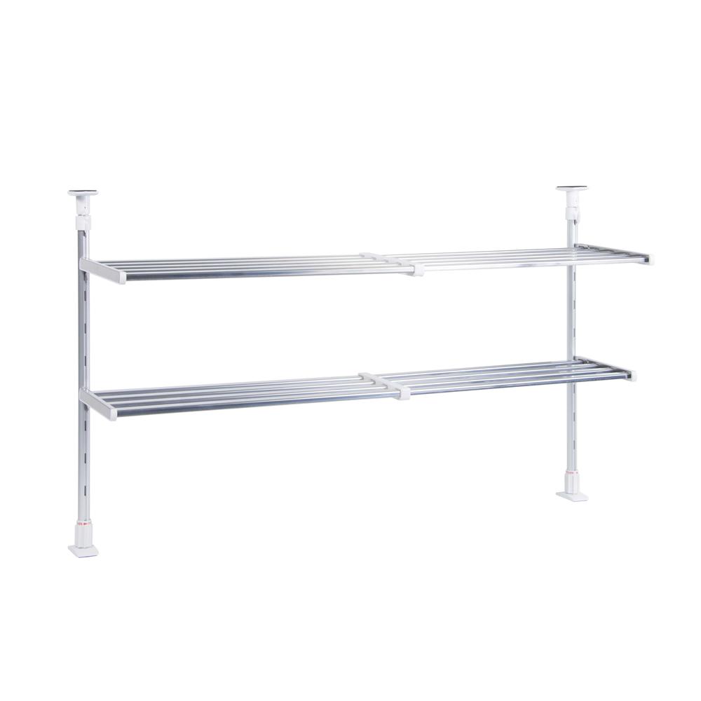 Takubo Industrial Expandable Tension Shelf 2-Tier