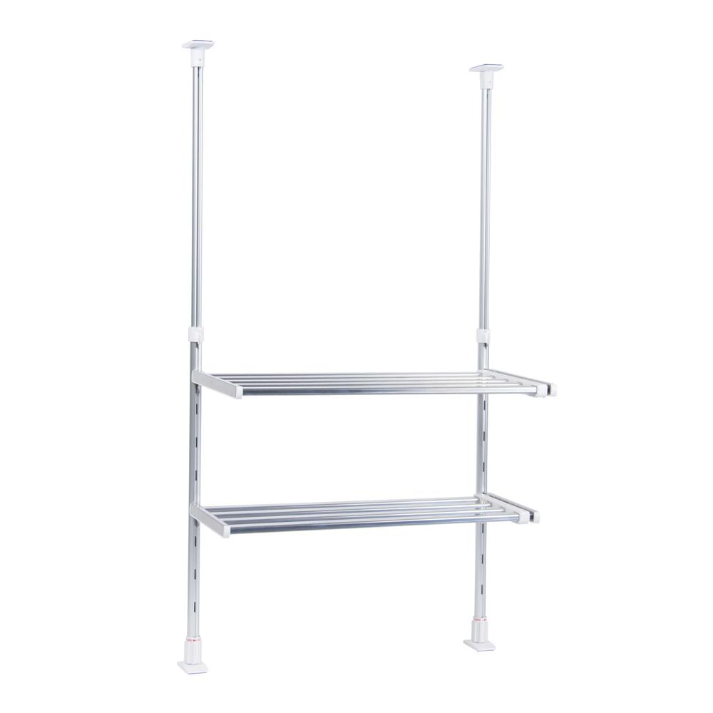 Takubo Industrial Expandable Tension Shelf 2-Tier