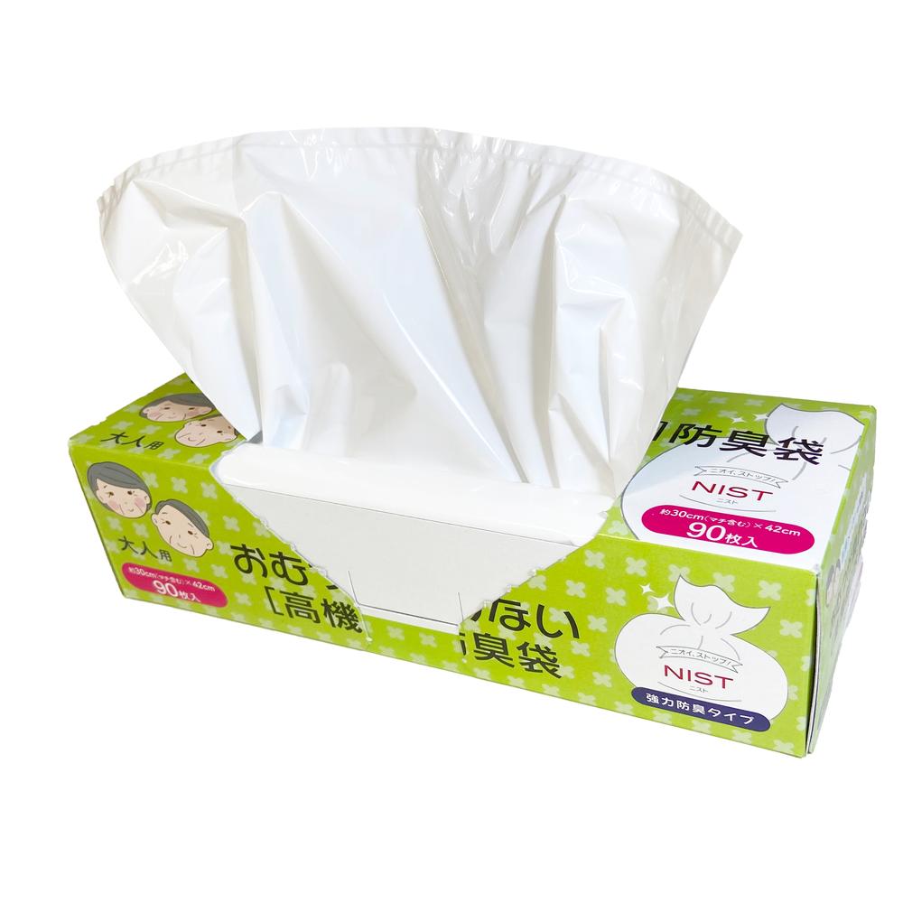 Daiwa Odorless High-Function Odor-Proof Bags for Adults 90 Sheets