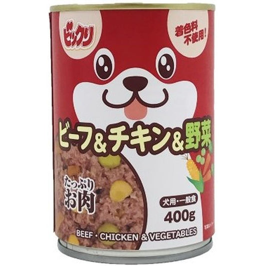 Pet Library Surprise Dog Can Beef & Chicken & Vegetables 400g
