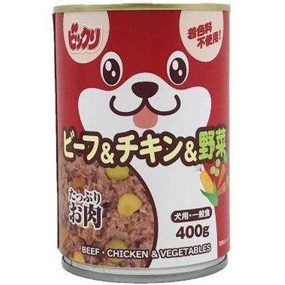 Pet Library Surprise Dog Can Beef & Chicken & Vegetables 400g