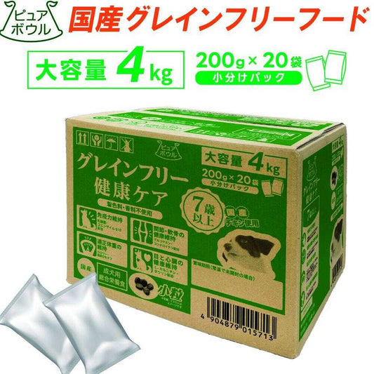 Pure Bowl Grain-Free Large Capacity for Dogs Over 7 Years 4kg