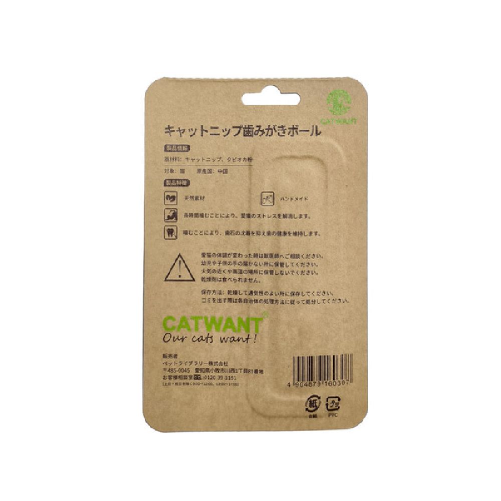 Catnip Toothbrush Ball 1 Piece