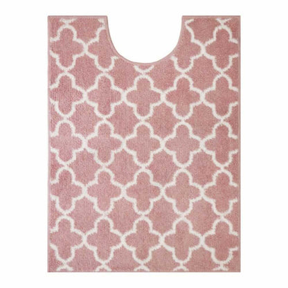 Okato Moroccan Toilet Mat Large Pink
