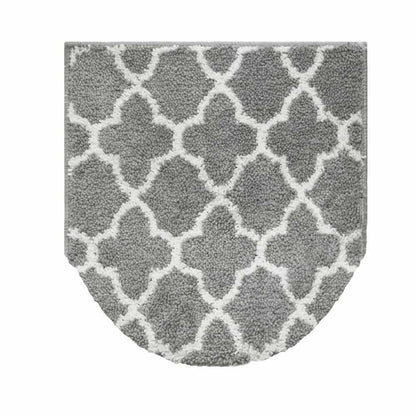 Okato Moroccan Universal Toilet Lid Cover Gray