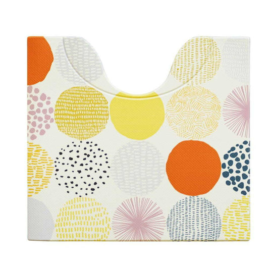 Okato Fit-in PVC Toilet Mat 5560 60x55cm Dot